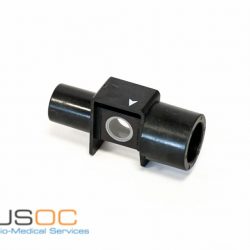 Straight Airway Adult Reusable Adapter for use with Capnostat Sensor. Color Black OEM Part Number: 412341-001, 7007-01