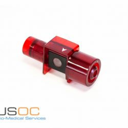 Straight Airway Neonatal Reusable Adapter Refurbished. Color Red OEM Part Number: 412342-001, 7053-01