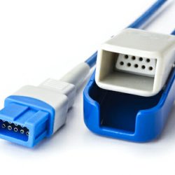 700-0030-00 Spacelabs (Spacelabs 10-pin D-Shaped) SPO2 Adapter Cable 7 ft. OEM Compatible.
