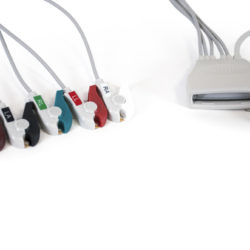 989803171851 Philips 5 Leadwire ECG + SPO2 MX40 Leadwire Pinch, Grabber Cable OEM Compatible.