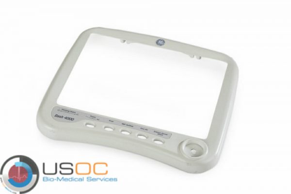 2002161-001 GE Dash 4000 Front Display Case without LCD, Only Plastic Bezel Refurbished