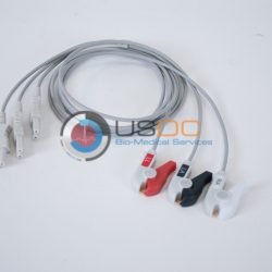 700-0006-02 Spacelabs 3 Leadwire ECG Pinch, Grabber 3 ft. OEM Compatible.