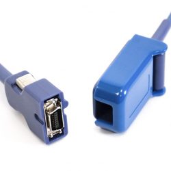 Nellcor Oximax (Male, DB 14-pin Purple to DB9 Female ) SPO2 Extension Adapter Cable 4 ft OEM Compatible. Other OEM/ Compatible Part Numbers: DOC-4, E704-700