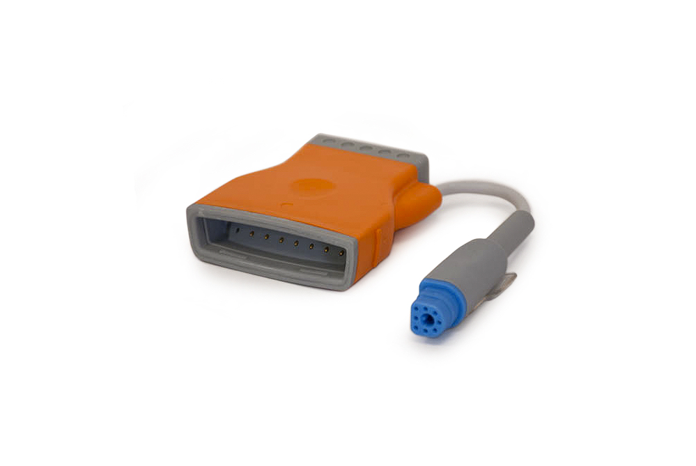 989803172211 Philips MX40 Adapter Cable Tele ECG+SPO2 - USOC Medical