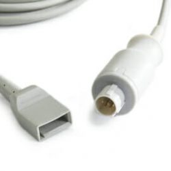 650-225 Nihon Kohden IBP Adapter Cable (Male, 5 pin 13 ft) to Utah Connector OEM Compatible.