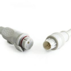 684090 Nihon Kohden IBP Adapter Cable (Male, 5 pin 13 ft) to BD Connector OEM Compatible.