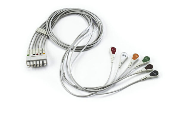 421930-001, 421930-002, 421930-003 GE 6 Leadwire ECG Snap Telemetry Leads for Apex Pro CH OEM Compatible.