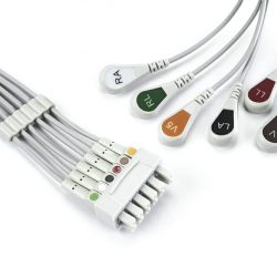 421930-001, 421930-002, 421930-003 GE 6 Leadwire ECG Snap Telemetry Leads for Apex Pro CH OEM Compatible.