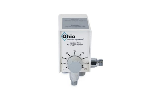 6750-0024-907 Ohio Medical High/Low Oxygen Blender (2 Ports) Refurbished