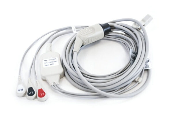 1073/S Criticare 3 ECG Lead Snap Connector - Image 2