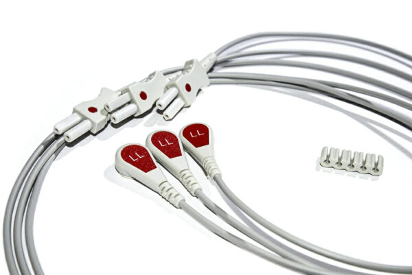 Spacelabs Single Lead ECG Red, LL/1 - Image 2