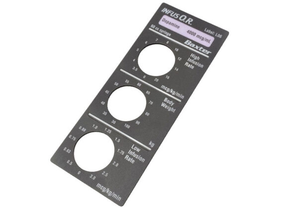 Baxter Infusor Dopamine Front Label